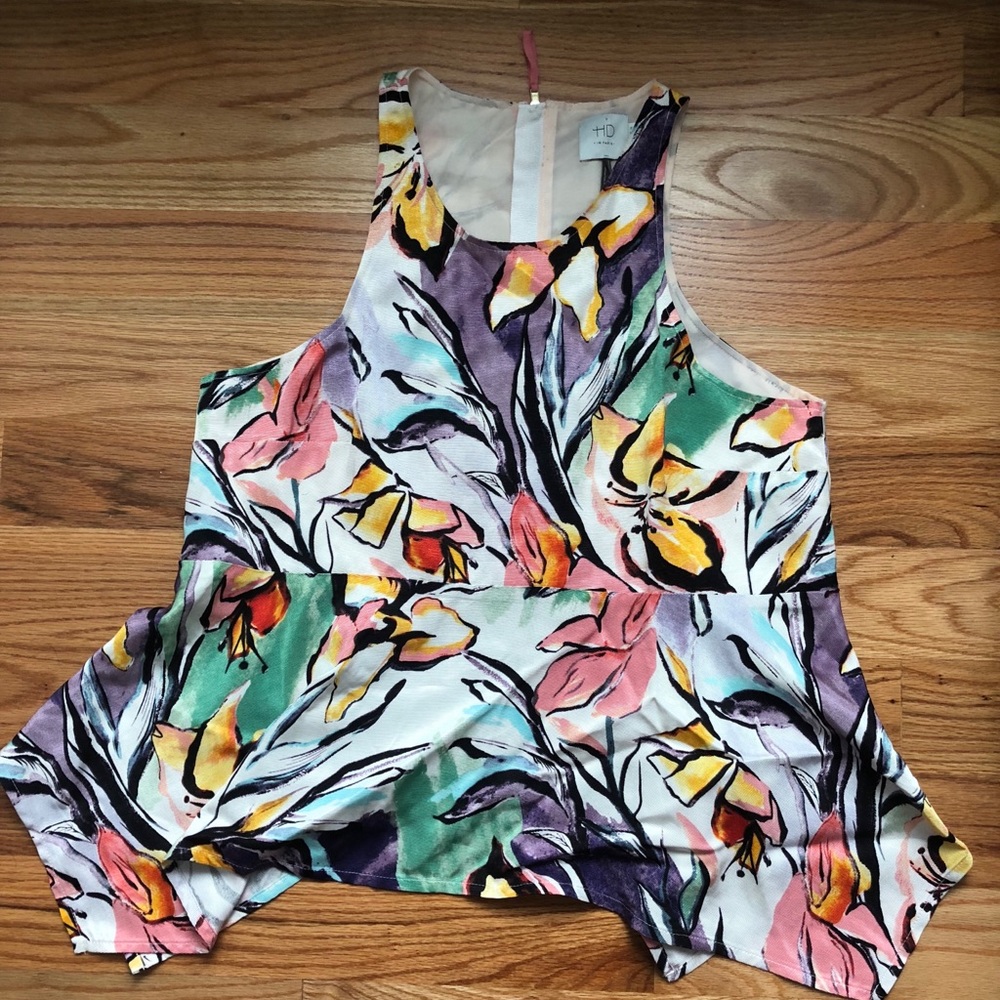 Multicolor Anthropologie HD in Paris peplum top